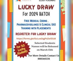 Free Pharmacovigilance Lucky Draw for M pharmacy freshers 2024