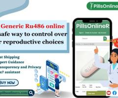 Buy Generic Ru486 online for safe way to control over your reproductive choices - 1