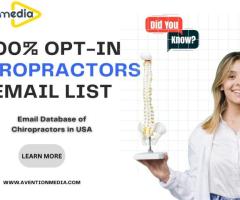 How can marketers expand their reach to target audience with the help of chiropractors email list?