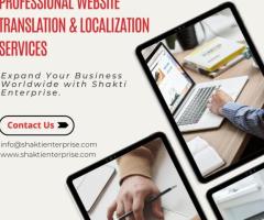 Professional Website Translation and Localization Services in India | Shakti Enterprise