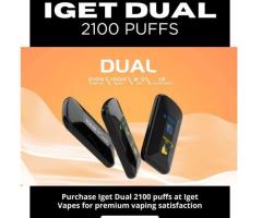 Buy Iget Dual 2100 Puffs Online in India