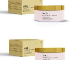 Gold Massage Cream 200g & Gold Massage Cream 200g | Skin Care Combo - Juvia Essentials