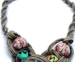 Buy Aakarshan Trible handmade Beads Ball necklace in Udaipur Aakarshan