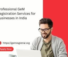 Professional GeM Registration Services for Businesses in India