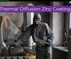 Thermal diffusion zinc coating solution