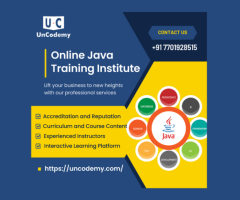 Ready to Boost Your Java Skills? Enroll in Our Training Institute!