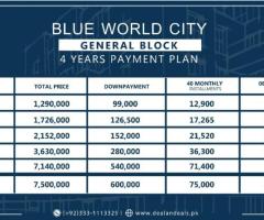 Blue world city Awami Block