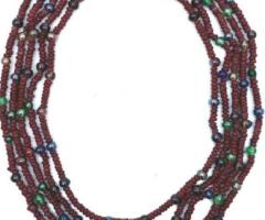 Buy 5 layer Beaded Necklace with stylish hook in Noida Aakarshan