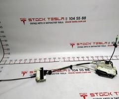 1 Front left door lock assembly with tightening mechanism Tesla model X 1126199-00-B