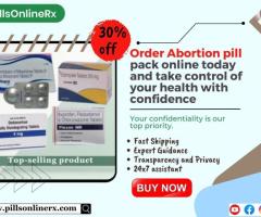 Order Abortion pill pack online today and take control of your health with confidence - 1