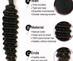 Weft Curly Hair Extension Online in USA