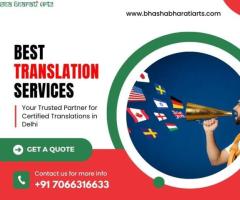 Best Translation Services in Delhi | Bhasha Bharati Arts