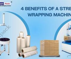 Stretch wrapping machine