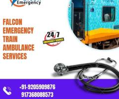 Pick Fast Patient Transfer by Falcon Emergency Train Ambulance Services in Silchar