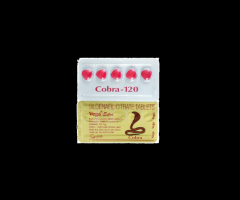 Buy Cobra 120mg Tablets Online | Sildenafil citrate  120mg