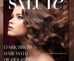 Does Dark Brown Hair with Highlights looks good: by StyleSalute