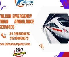 Pick High-tech Ventilator Setup by Falcon Emergency Train Ambulance Services in Varanasi