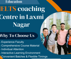 What is the best way to prepare for the IELTS in Laxmi Nagar?