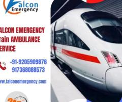 Hire Falcon Emergency Train Ambulance Services in Siliguri for India's No. 1 Medical Machine