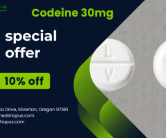 Get 10% off on Your Codeine 30mg Order At Shiping Night With Free Delivery