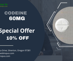 Best Price Codeine 60mg and Easy Order Buy Urgent Delivery With 10% Off On My medshopus.com Site