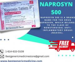 Adult Pain Relieving Medication: Naprosyn 500mg