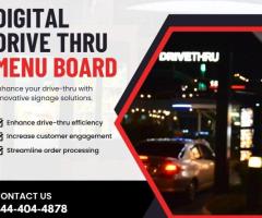 Digital Drive Thru Menu Board
