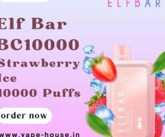 Shop Elf Bar BC10000 - Strawberry Ice (10000 Puffs) Online