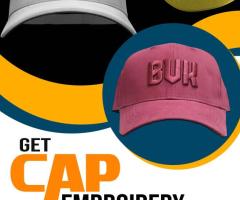 Get Custom Cap Embroidery Digitizing Services at the Best Prices