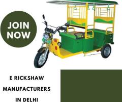 E rickshaw manufacturers in delhi - 1