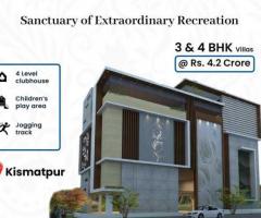 3 and 4bhk villas in kismatpur | Shanta Sriram