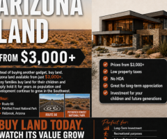 Instead of Buying Another Gadget, Buy Land – Arizona Properties from Just $3,000+