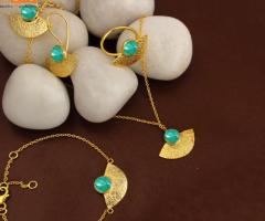 Stunning Amazonite Jewelry Set - Perfect for Summer