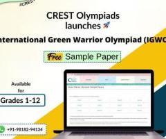 Complimentary sample paper for the 4th grade CREST Green Olympiad