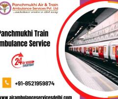 Choose Superior ICU Setup by Panchmukhi Train Ambulance Service in Guwahati