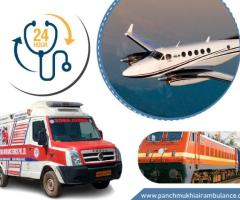 Avail of Train Ambulance Service in Raipur by Panchmukhi with medical facilities