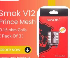 Order Smok V12 Prince Mesh 0.15 ohm Coils (Pack Of 3) Online