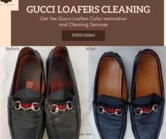 Get the Gucci Loafers Color restoration and Cleaning Services