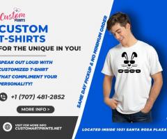 Custom Prints - Customized T-shirt Santa Rosa