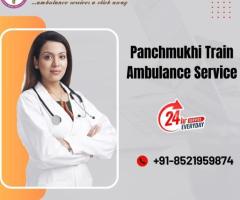 Utilize Authentic Ventilator Setup panchmukhi Train Ambulance Service in Raipur