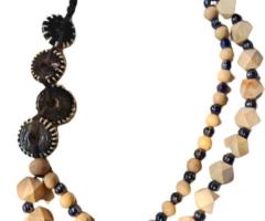 Buy Online 2 Layer Round and Geometric Beaded Necklace in Delhi -  Aakarshans - 1