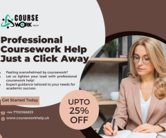 Ease Your Coursework Worries: Professional Help Just a Click Away - 1