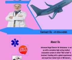 Book Excellent Angel Air Ambulance Service in Bokaro with Medical Equipment