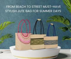 Jute Cottage: From Beach to Street Must-Have Stylish Jute Bag for Summer Days - 1