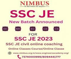 best ssc je civil online coaching exam preparation
