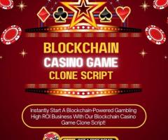 Launch a High ROI Blockchain-Powered Gambling Venture with Our Blockchain Casino Game Clone Script!