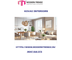 Kovai Interiors | Coimbatore Interior Decorators - Modern Trendz