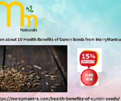 Learn about 10 Health Benefits of Cumin Seeds from MerryMantra