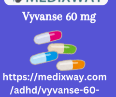 Get Vyvanse 60 mg Online.