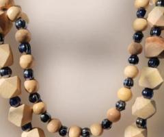 Buy Online 2 Layer Round and Geometric Beaded Necklace in Nagpur -  Aakarshans